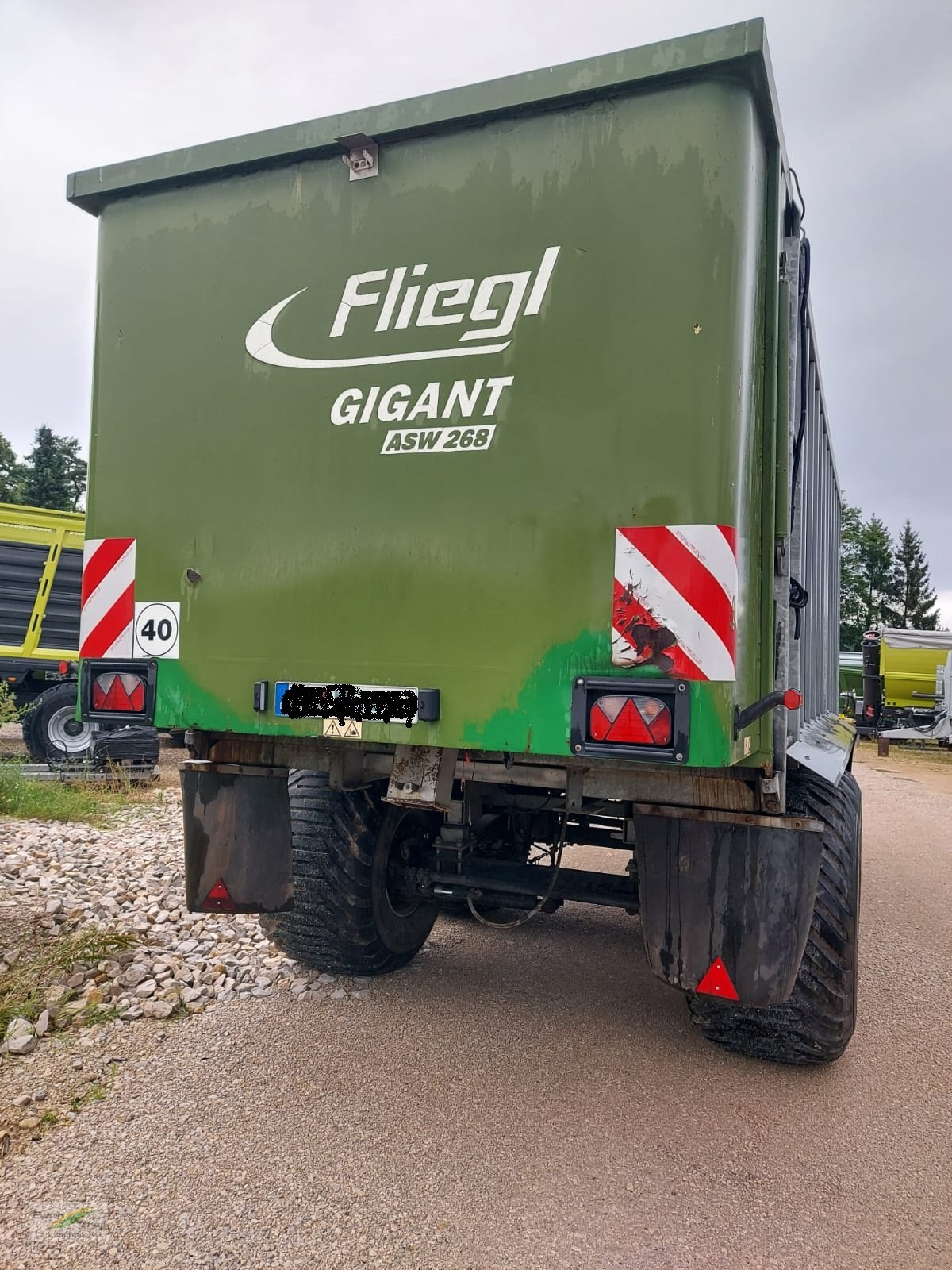 Abschiebewagen van het type Fliegl Gigant ASW 268, Gebrauchtmaschine in Pegnitz-Bronn (Foto 5)