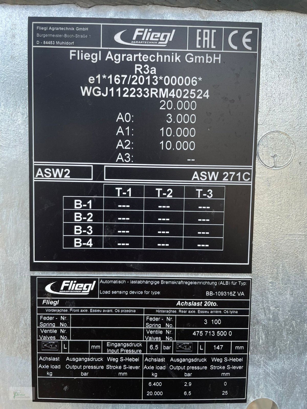 Abschiebewagen van het type Fliegl Gigant ASW 271 C, Neumaschine in Bad Kötzting (Foto 6)