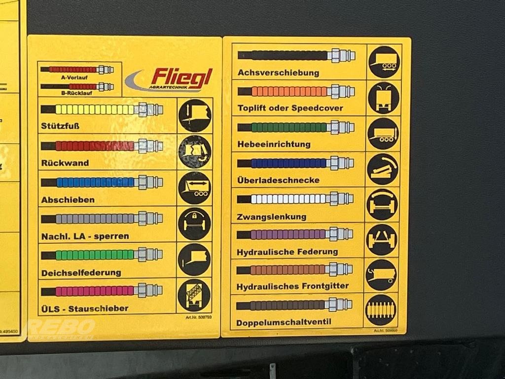 Abschiebewagen del tipo Fliegl GIGANT ASW 391 TAURUS FOX, Neumaschine en Dätgen (Imagen 9)