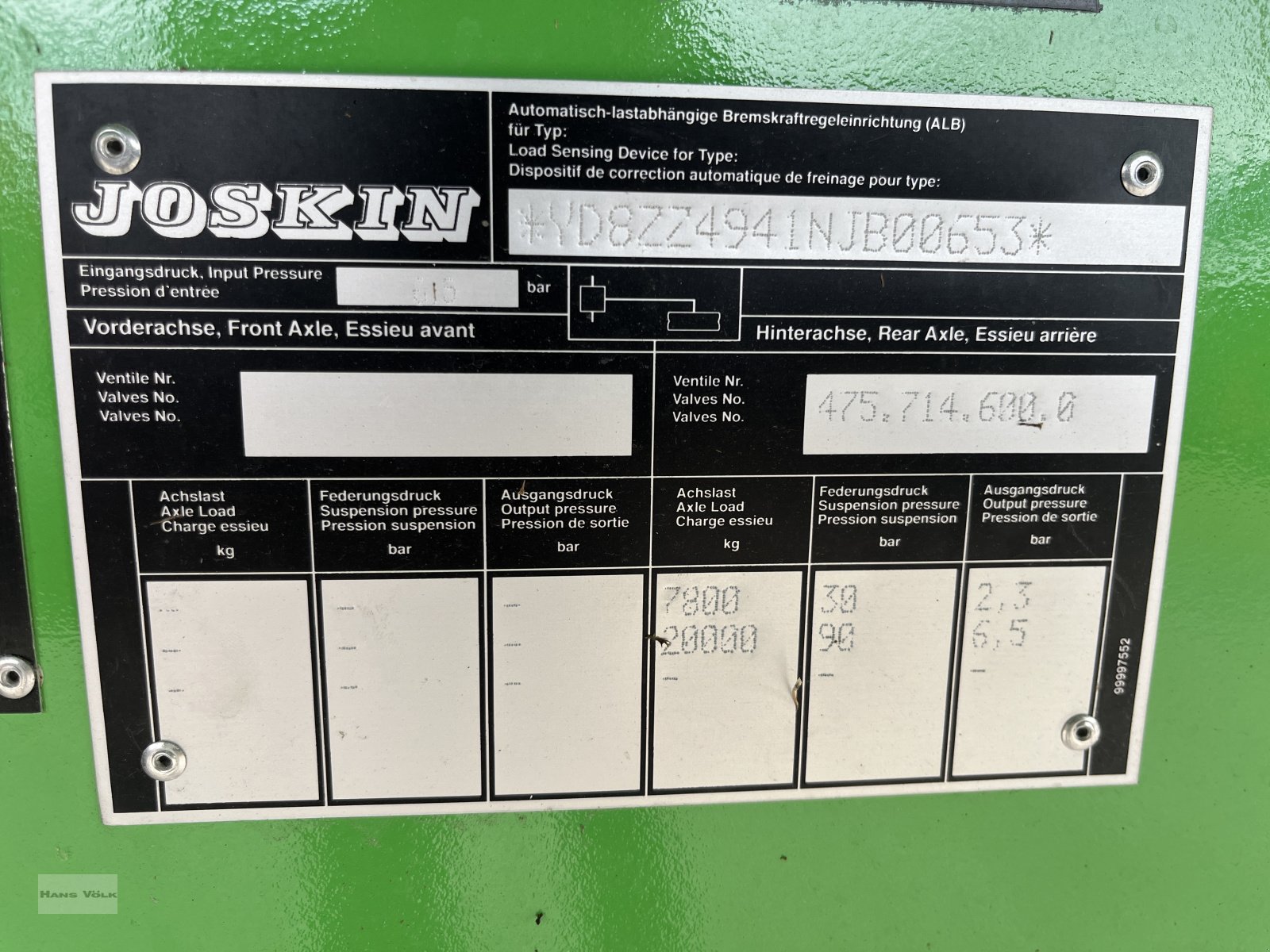 Abschiebewagen a típus Joskin Drakkar 7600, Neumaschine ekkor: Tettenweis / Karpfham (Kép 9)