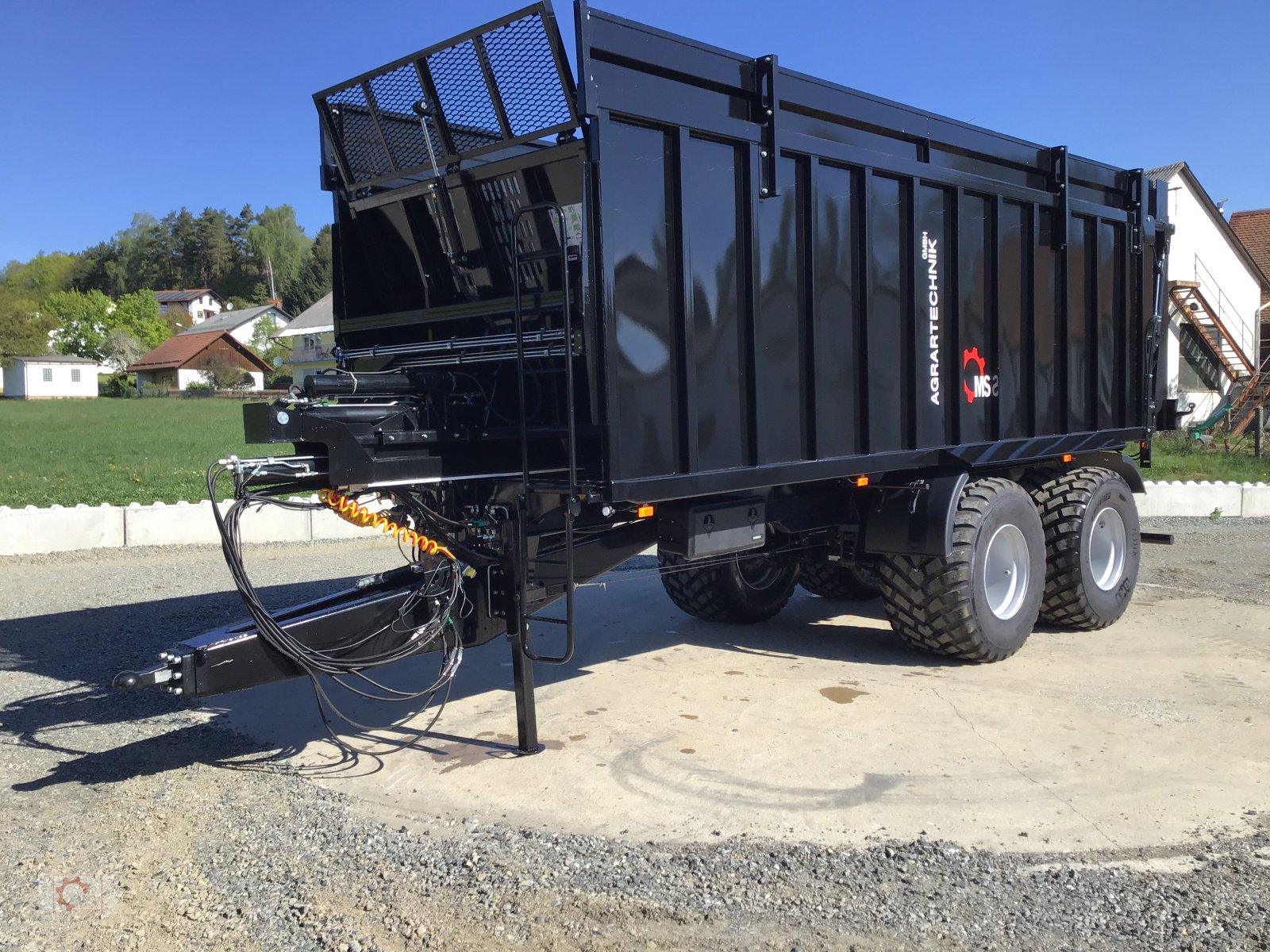 Abschiebewagen типа Kobzarenko TZP 24t 45m³ Deichselfederung Lenkachse, Neumaschine в Tiefenbach (Фотография 3)