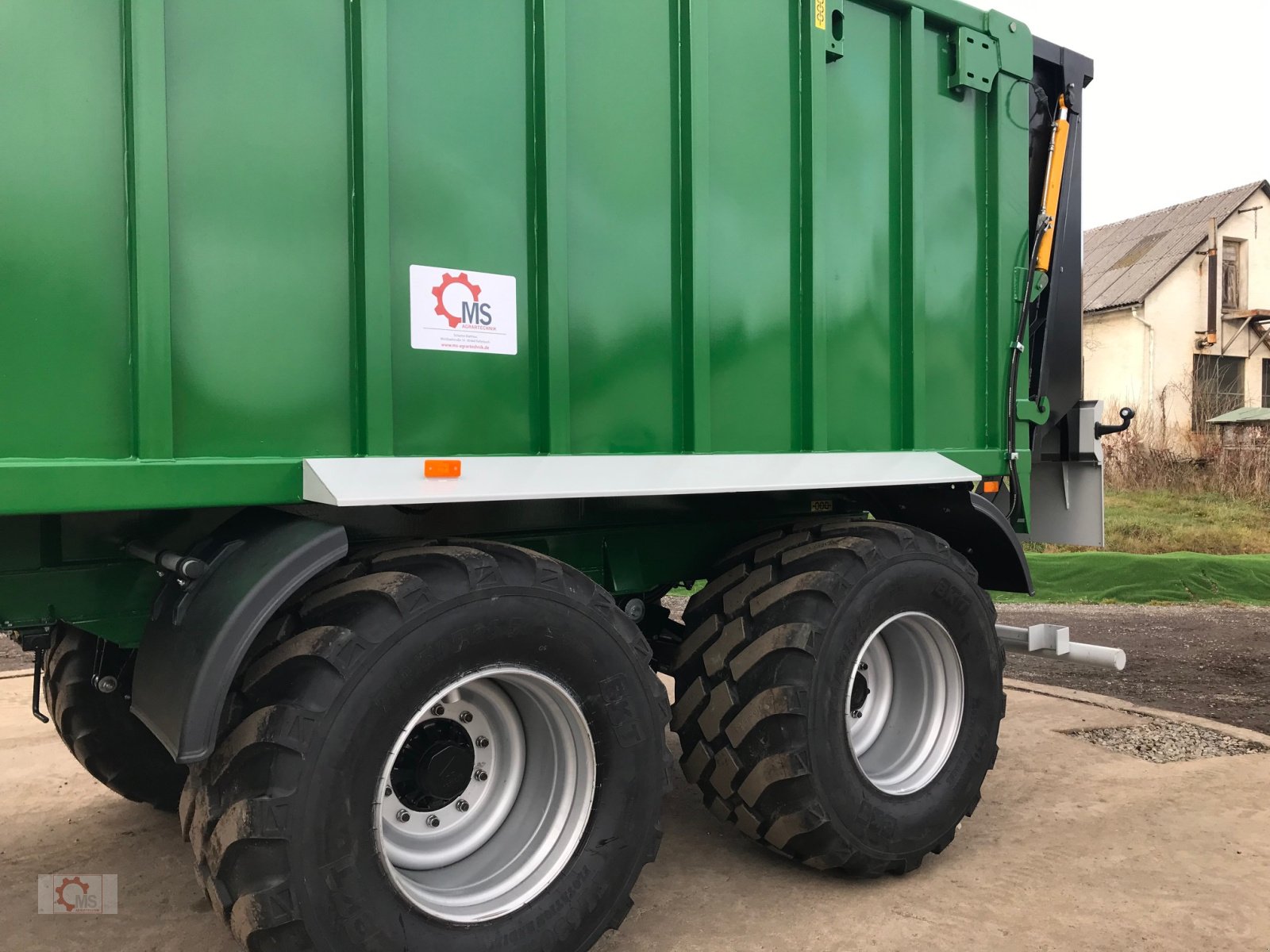 Abschiebewagen del tipo Kobzarenko TZP 24t 45m³ Lenkachse Deichselfederung, Neumaschine en Tiefenbach (Imagen 7)