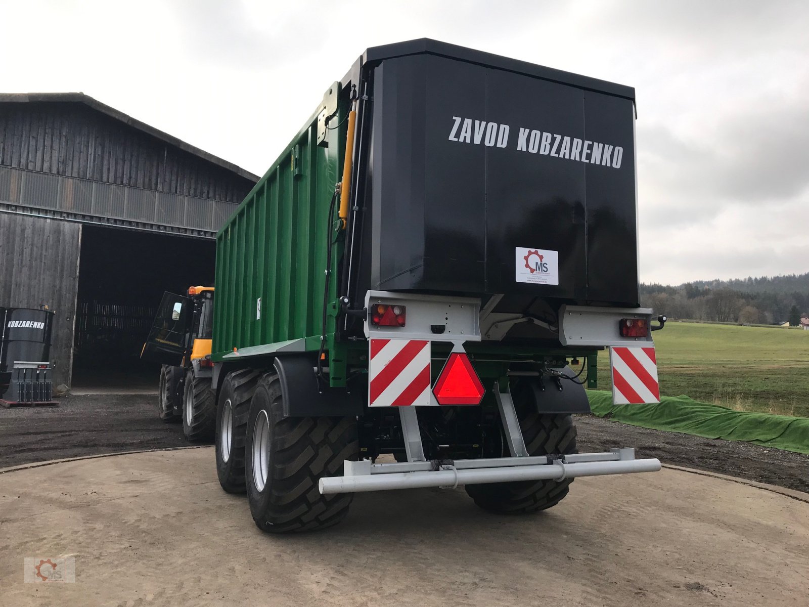 Abschiebewagen typu Kobzarenko TZP 24t 45m³ Lenkachse Deichselfederung, Neumaschine v Tiefenbach (Obrázok 13)