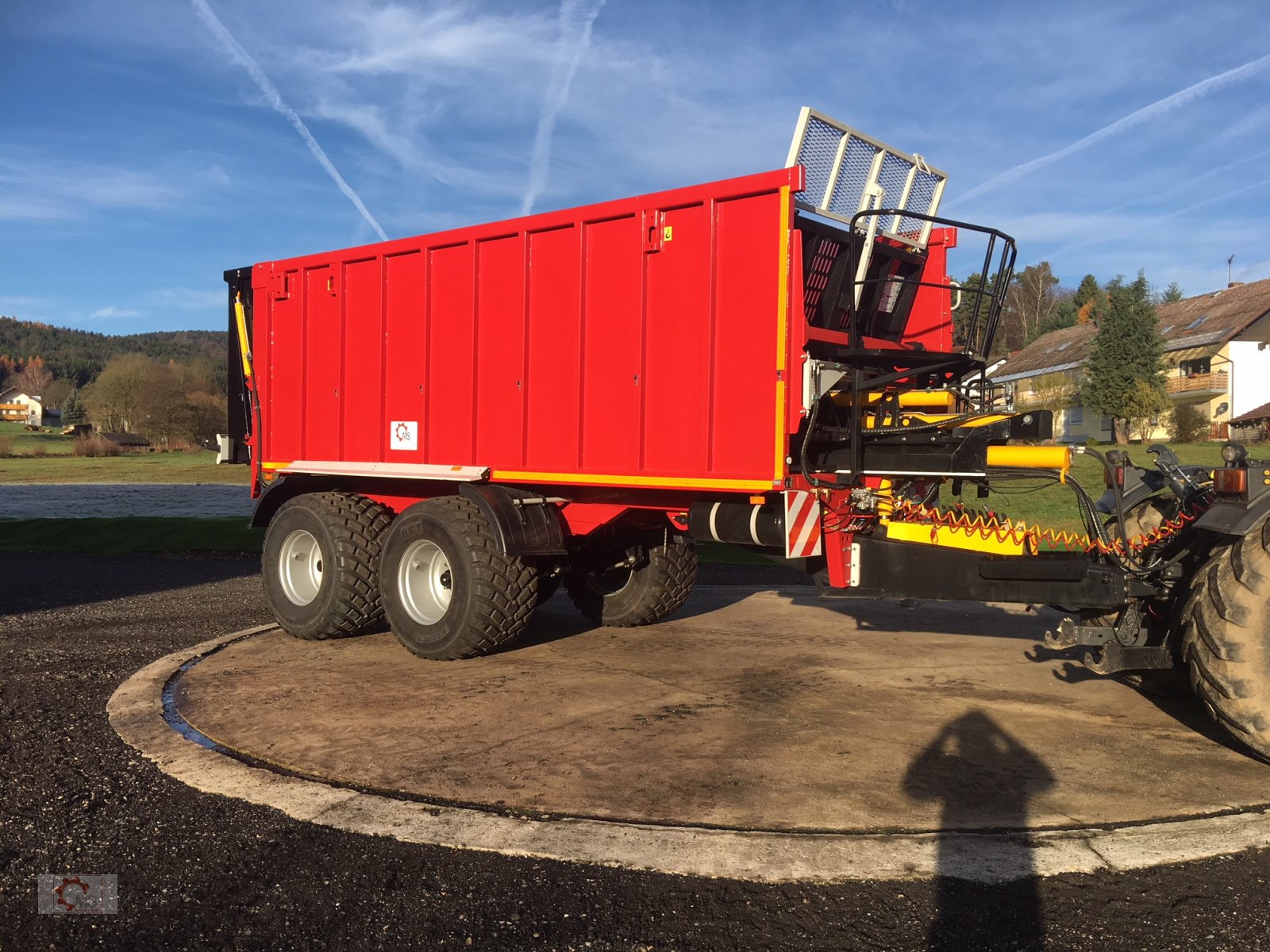 Abschiebewagen a típus Kobzarenko TZP-27 24t 40m³ Lenkachse Deichselfederung, Neumaschine ekkor: Tiefenbach (Kép 1)