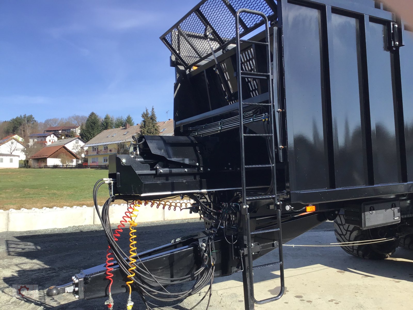 Abschiebewagen a típus Kobzarenko TZP-39 55m³ Deichselfederung Lenkachse, Neumaschine ekkor: Tiefenbach (Kép 15)