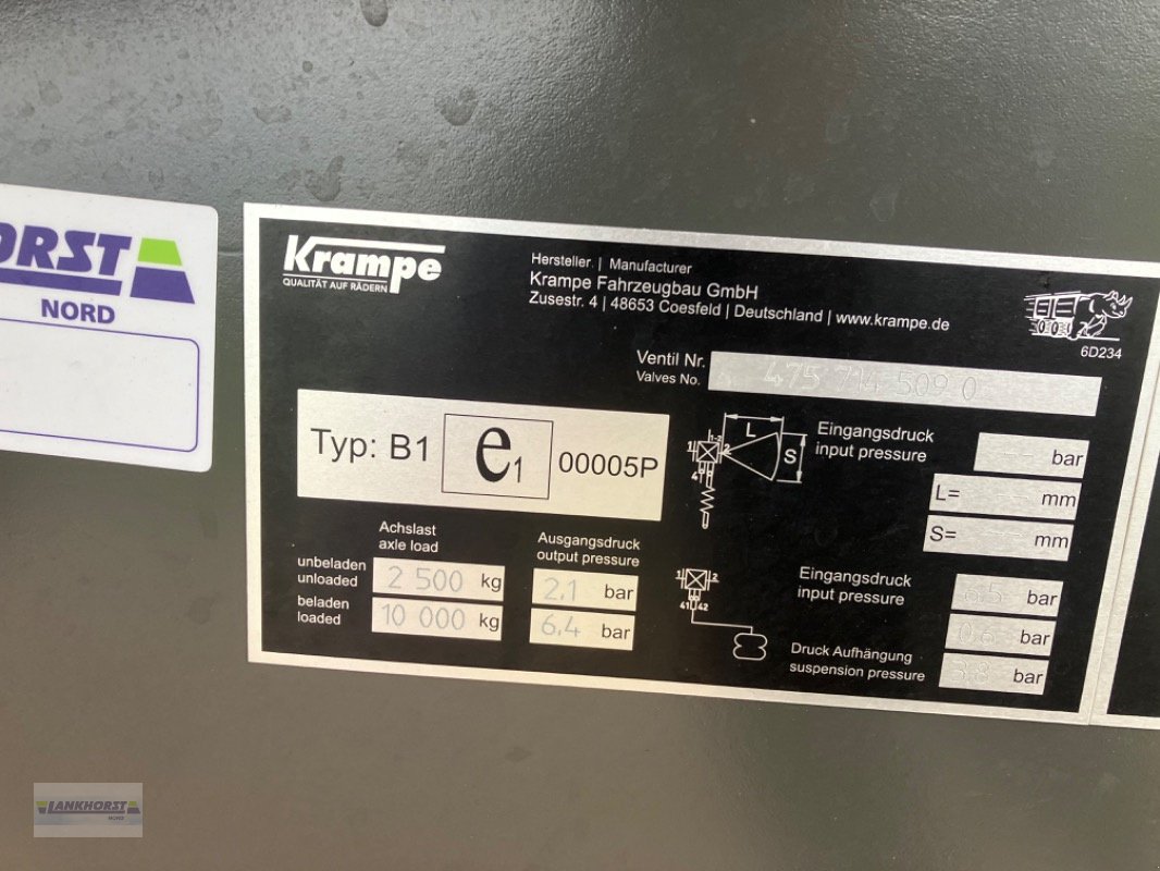 Abschiebewagen typu Krampe RAMBODY AS 750, Gebrauchtmaschine v Wiefelstede-Spohle (Obrázek 16)