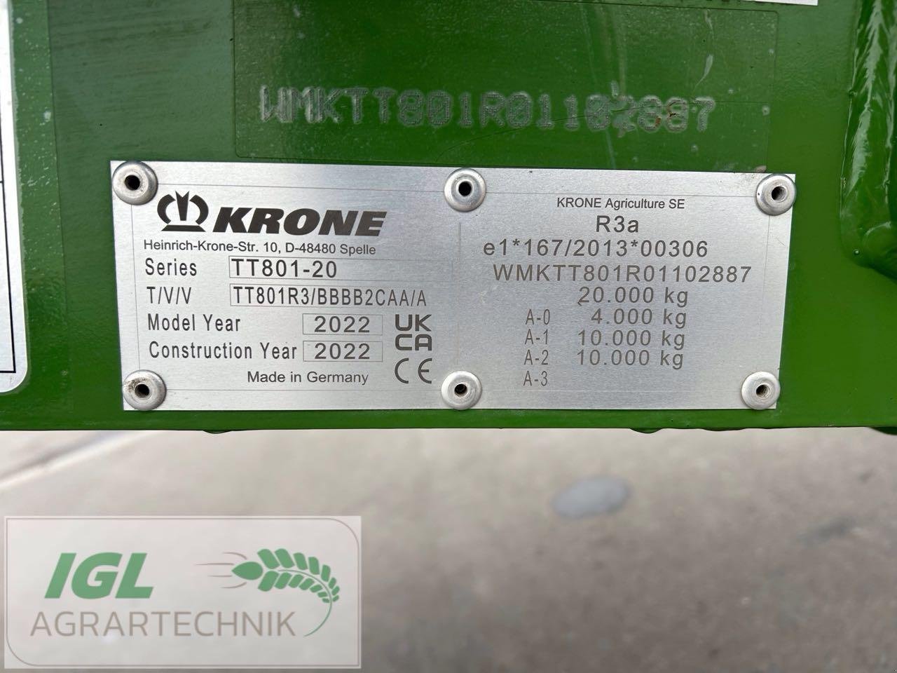 Abschiebewagen a típus Krone GX 440 (TT801-20), Neumaschine ekkor: Nabburg (Kép 9)