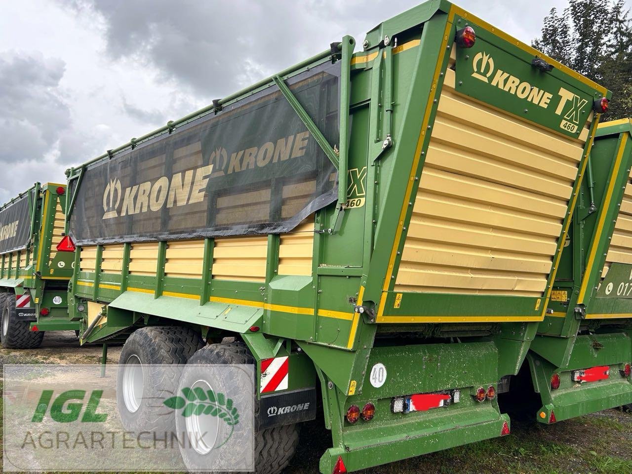 Abschiebewagen van het type Krone TX 460, Gebrauchtmaschine in Nabburg (Foto 1)