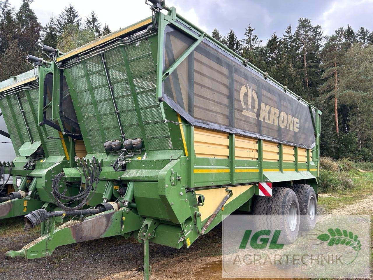 Abschiebewagen du type Krone TX 460, Gebrauchtmaschine en Nabburg (Photo 2)