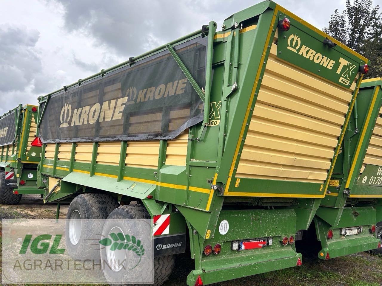 Abschiebewagen van het type Krone TX 460, Gebrauchtmaschine in Nabburg (Foto 3)