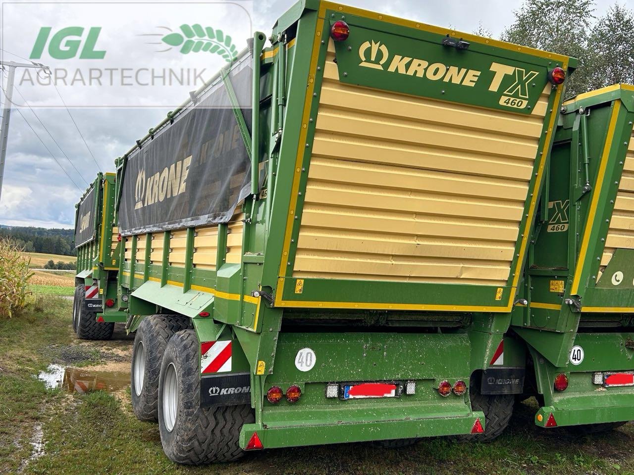 Abschiebewagen van het type Krone TX 460, Gebrauchtmaschine in Nabburg (Foto 4)