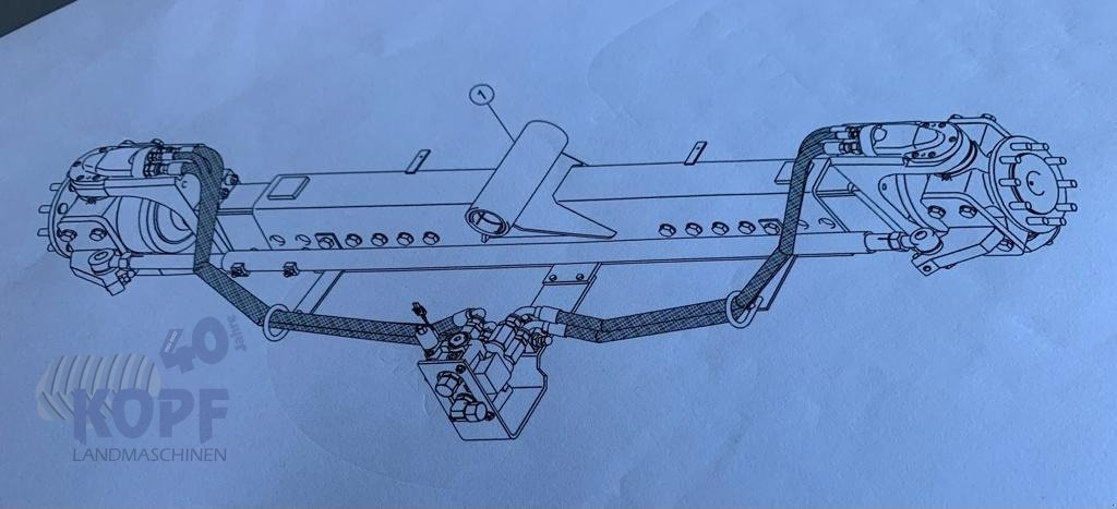 Achsen & Fahrantrieb a típus CLAAS Allradachse, Mudog 80er Bolzen, passend an Lexion, Gebrauchtmaschine ekkor: Schutterzell (Kép 1)