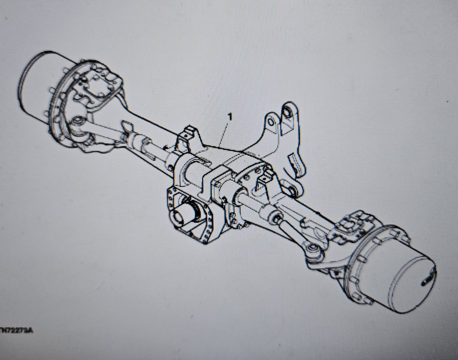 Achsen & Lenkung a típus John Deere Vorderachse AL 206207, Neumaschine ekkor: Amberg (Kép 1)