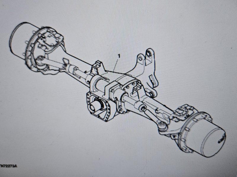 Achsen & Lenkung типа John Deere Vorderachse AL 206207, Neumaschine в Amberg