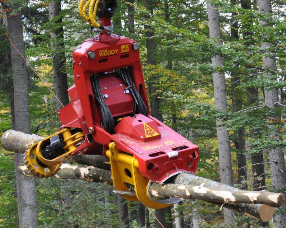 Aggregat & Anbauprozessor del tipo Konrad Forsttechnik Woody 61 Harvester Aggregat, Neumaschine In Hutthurm (Immagine 1)