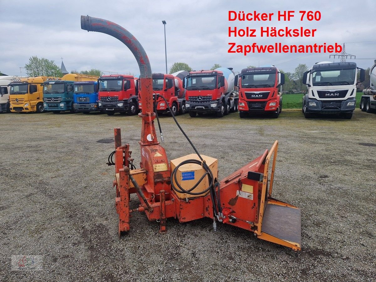 Anbauhäcksler & Anhängehäcksler del tipo Dücker HF 760 Holzhäcksler Schredder Zapfwelle, Gebrauchtmaschine en Sottrum (Imagen 1)