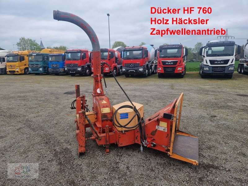 Anbauhäcksler & Anhängehäcksler del tipo Dücker HF 760 Holzhäcksler Schredder Zapfwelle, Gebrauchtmaschine en Sottrum (Imagen 1)