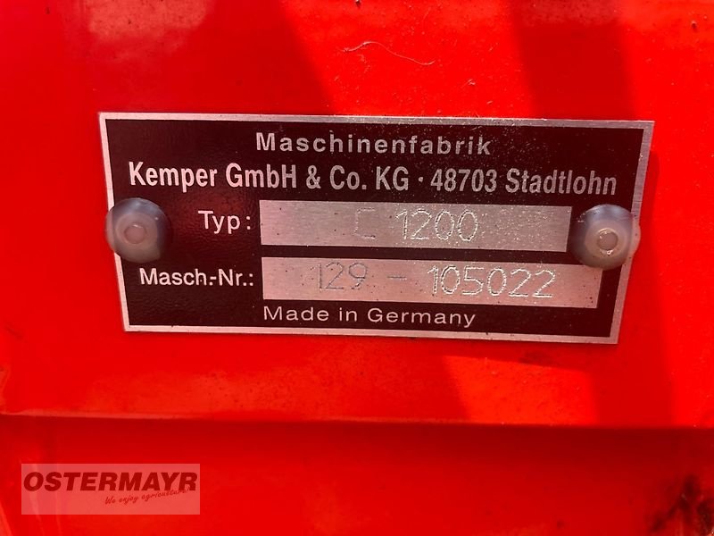 Anbauhäcksler & Anhängehäcksler του τύπου Kemper Champion C1200, Gebrauchtmaschine σε Rohr (Φωτογραφία 4)