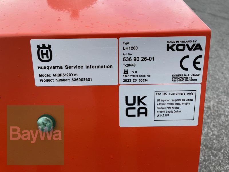 Anbaukehrmaschine tip Husqvarna P524 X KEHRMASCHINE, Gebrauchtmaschine in Bamberg (Poză 5)