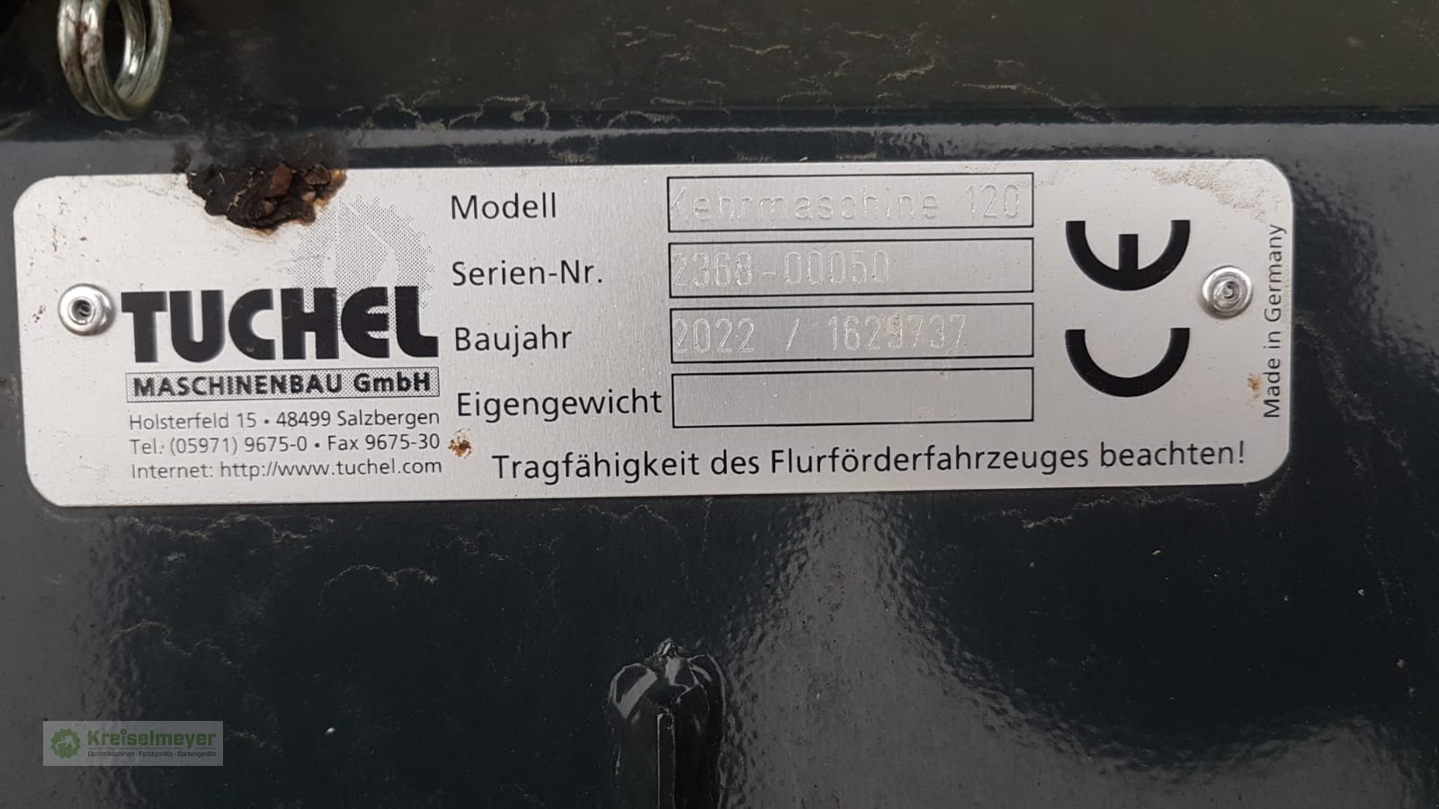 Anbaukehrmaschine tipa Tuchel HKM 120, Neumaschine u Feuchtwangen (Slika 5)