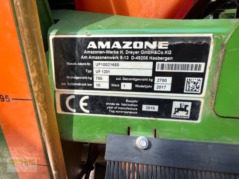 Anbauspritze del tipo Amazone UF 1201, Gebrauchtmaschine en Greven (Imagen 19)