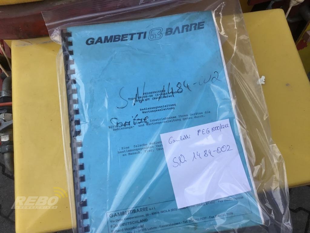 Anbauspritze van het type Gambetti PEG 1000/1212, Gebrauchtmaschine in Neuenkirchen-Vörden (Foto 12)