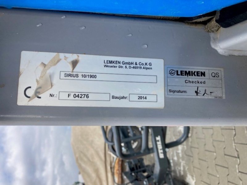 Anbauspritze tip Lemken Sirius, Gebrauchtmaschine in Amöneburg-Roßdorf (Poză 6)