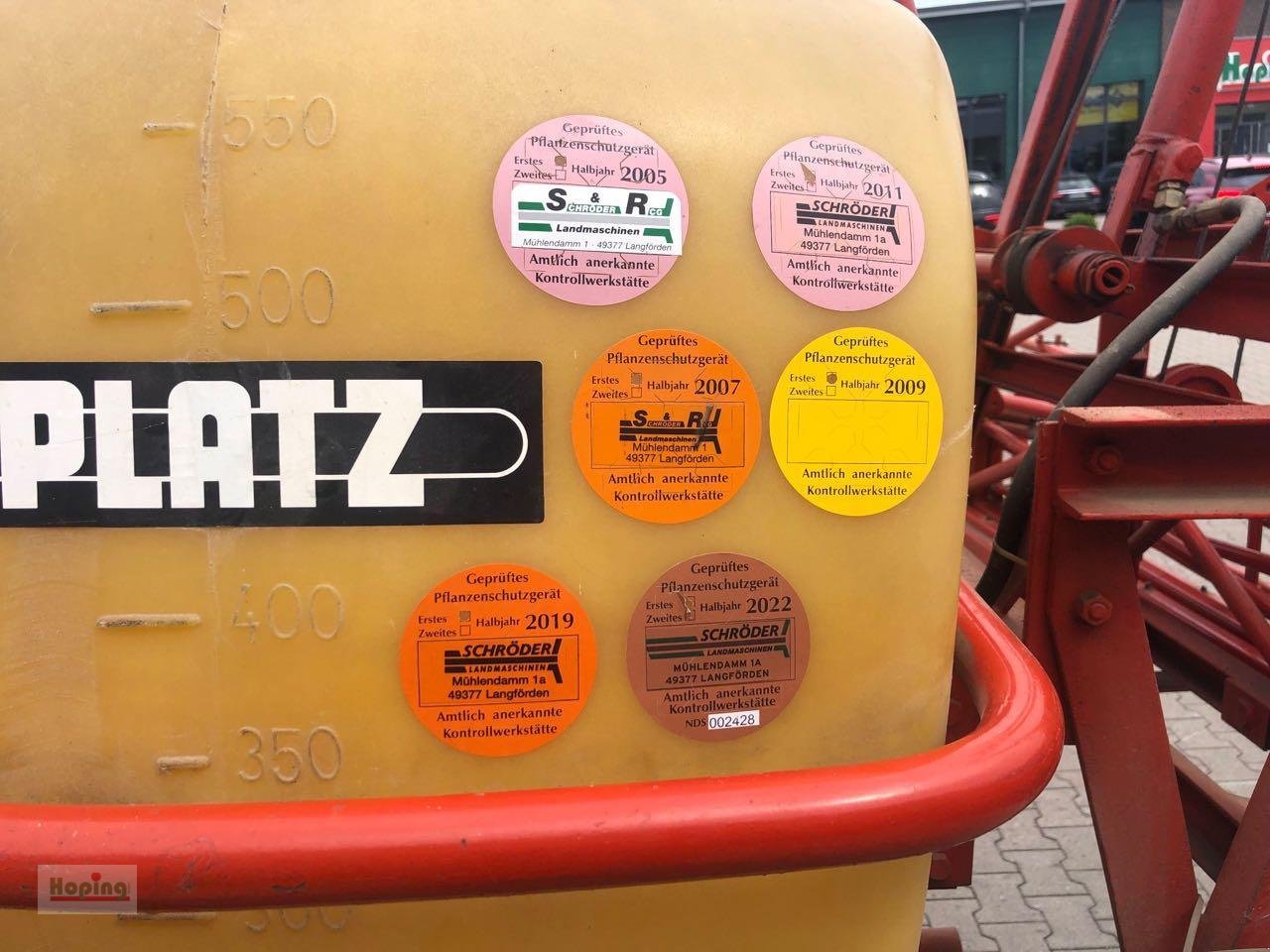 Anbauspritze typu Platz 600 Liter, Gebrauchtmaschine v Bakum (Obrázok 5)