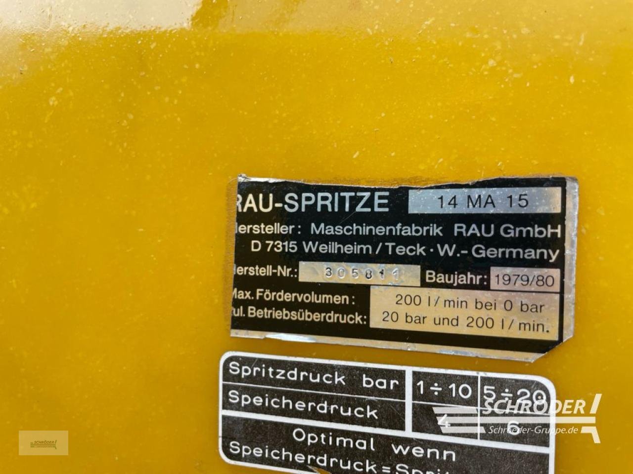 Anbauspritze от тип Rau AUFBAUSPRITZE 1500 L, Gebrauchtmaschine в Wildeshausen (Снимка 10)