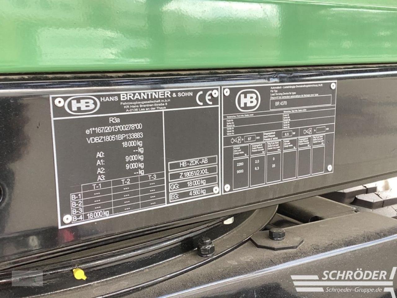 Anhänger del tipo Brantner Z 18051 XXL, Gebrauchtmaschine In Lastrup (Immagine 7)