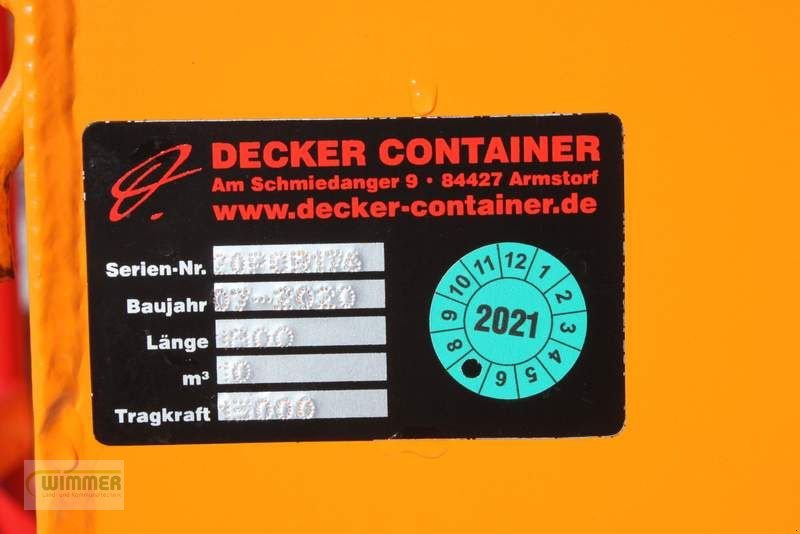 Anhänger του τύπου Decker Container Bau und Schuttcontainer, Neumaschine σε Kematen (Φωτογραφία 3)