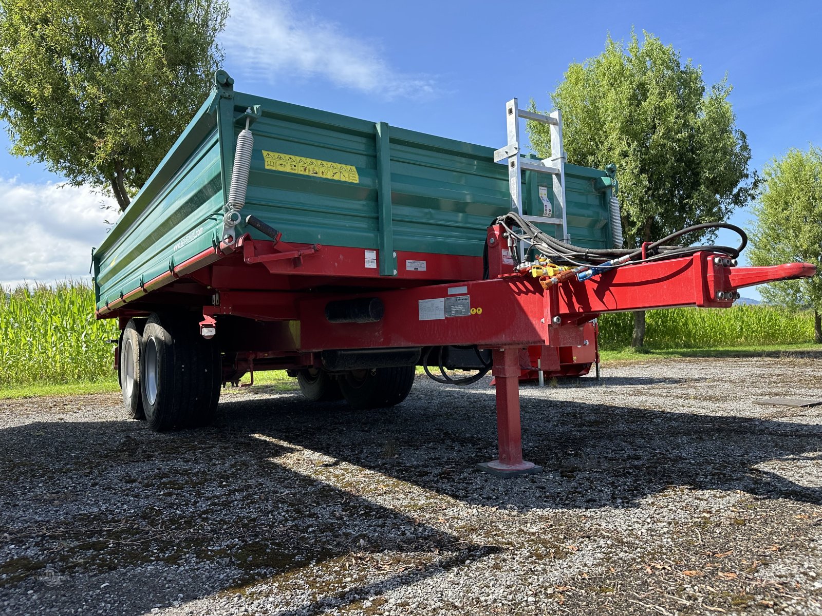 Anhänger des Typs Farmtech TDK 1500 Baukipper Hardox Boden Zurrösen, Gebrauchtmaschine in Rankweil (Bild 11)