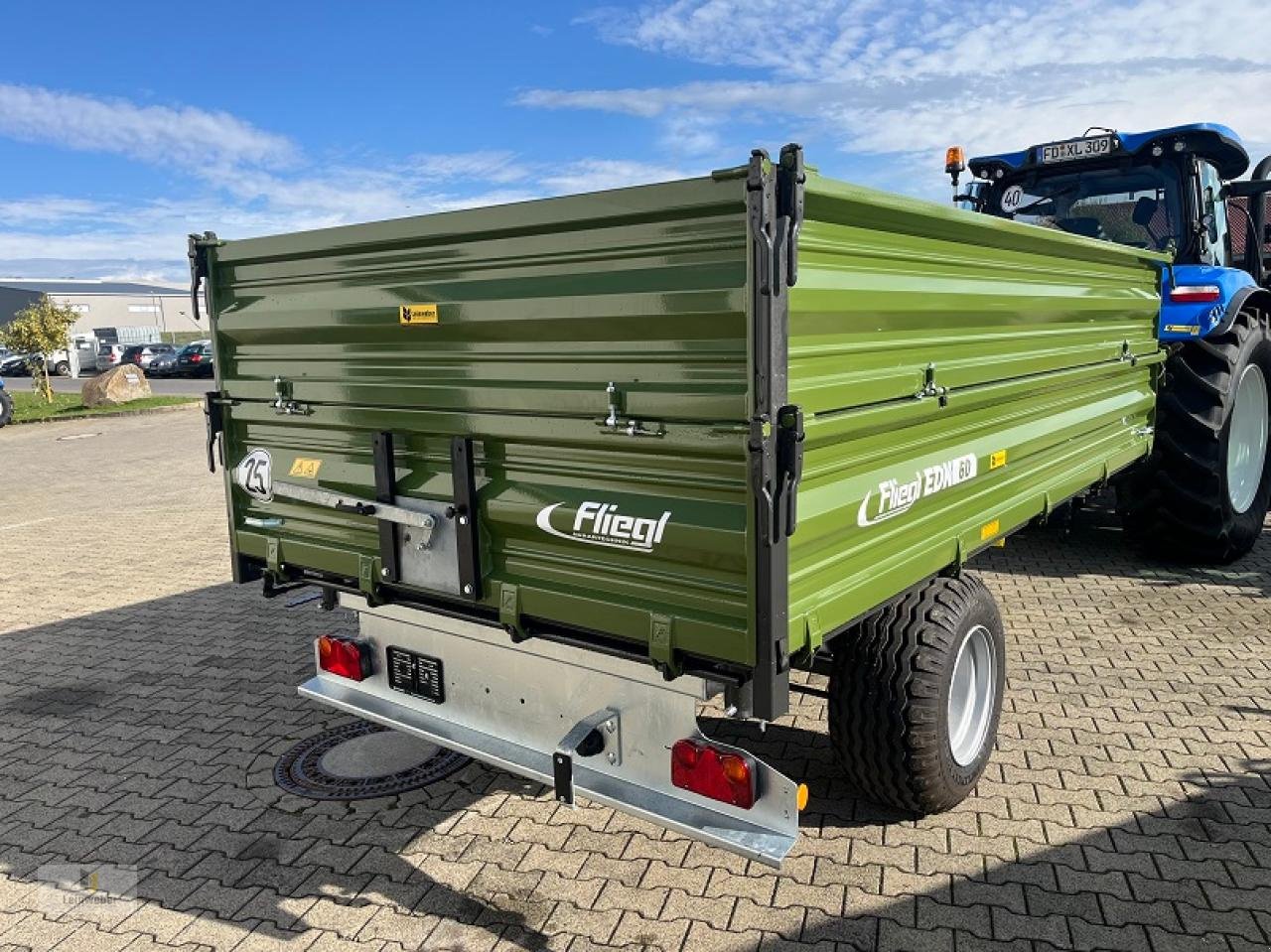 Anhänger van het type Fliegl EDK 60 Fox, Neumaschine in Neuhof - Dorfborn (Foto 3)