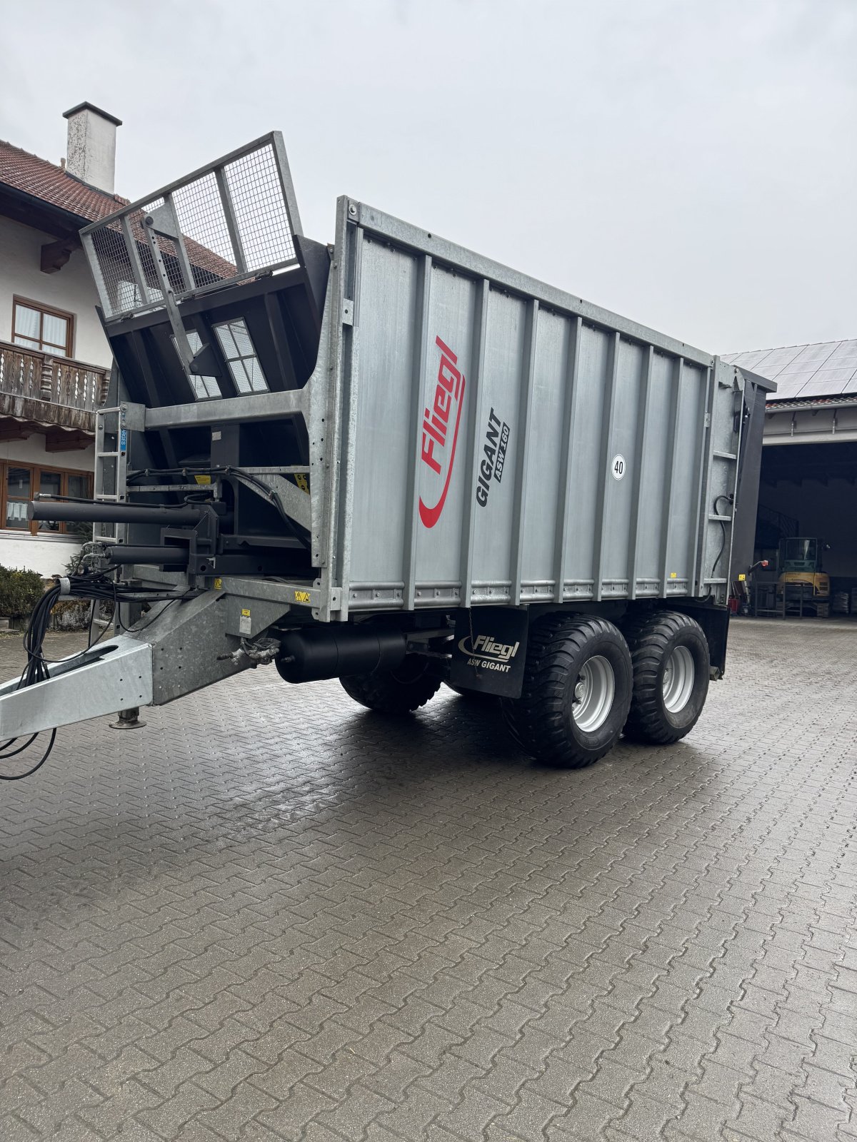 Anhänger типа Fliegl Gigant ASW 160, Gebrauchtmaschine в Vilsbiburg (Фотография 5)