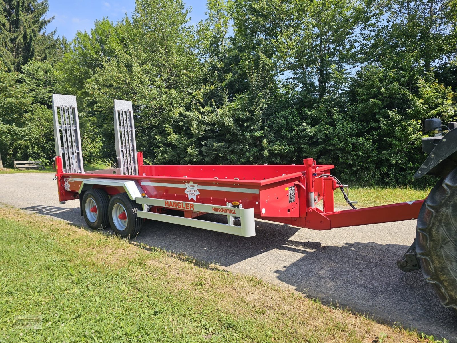 Anhänger van het type Fliegl TTS-H 100/Hangler TPS 2, Gebrauchtmaschine in Deutsch - Goritz (Foto 3)