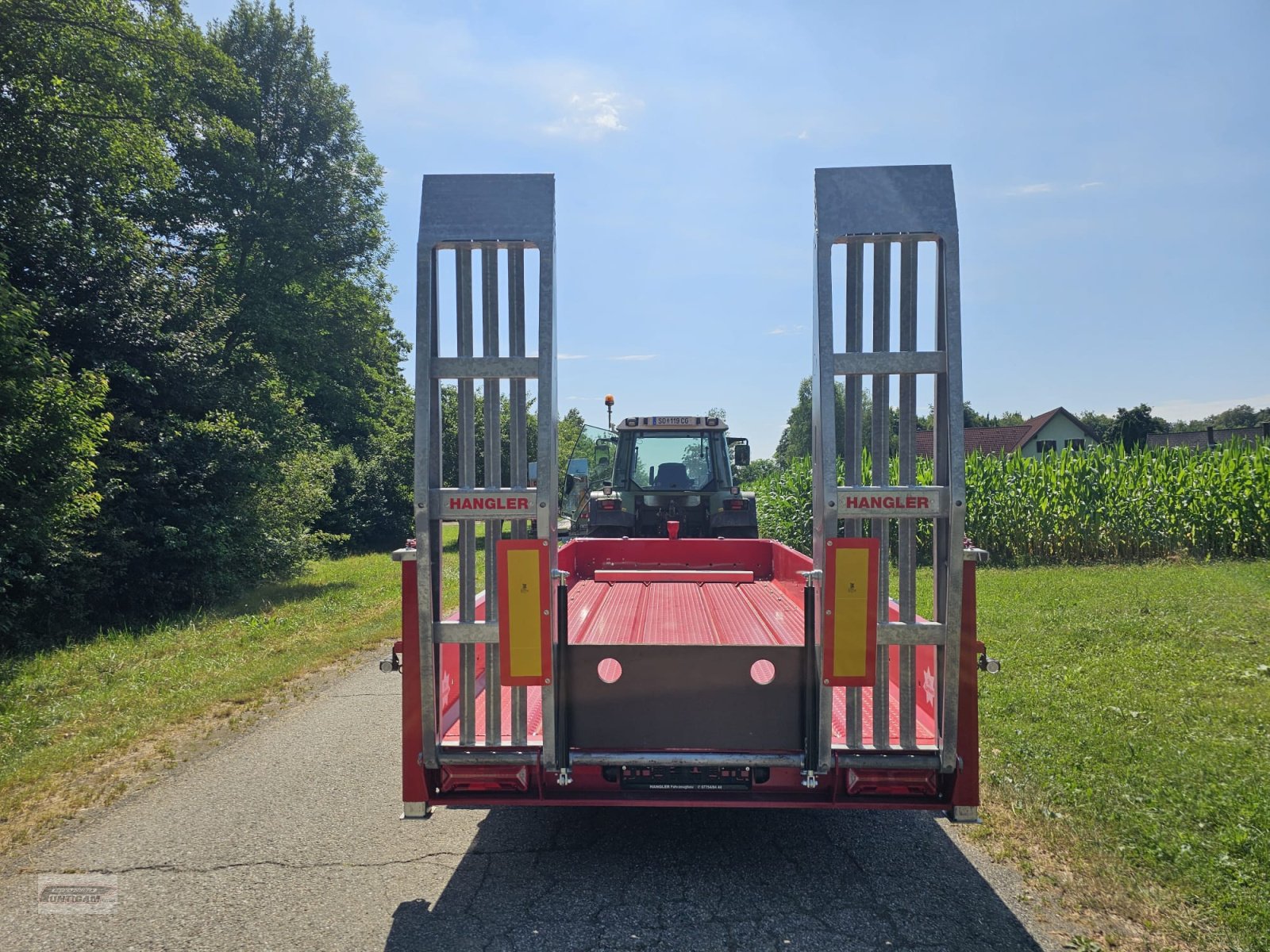 Anhänger typu Fliegl TTS-H 100/Hangler TPS 2, Gebrauchtmaschine v Deutsch - Goritz (Obrázek 7)