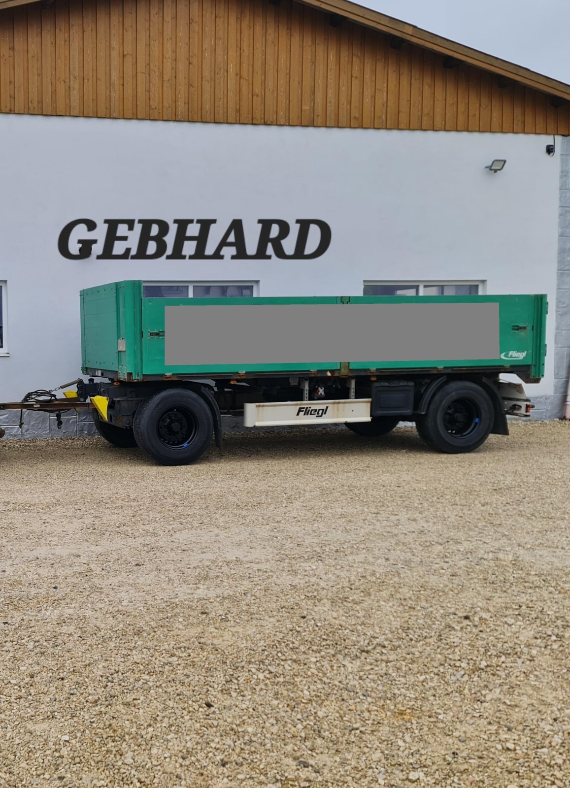 Anhänger του τύπου Fliegl ZPS 180 Baustoffanhänger 18 Tonnen Lkw-Anhänger, Gebrauchtmaschine σε Großschönbrunn (Φωτογραφία 1)