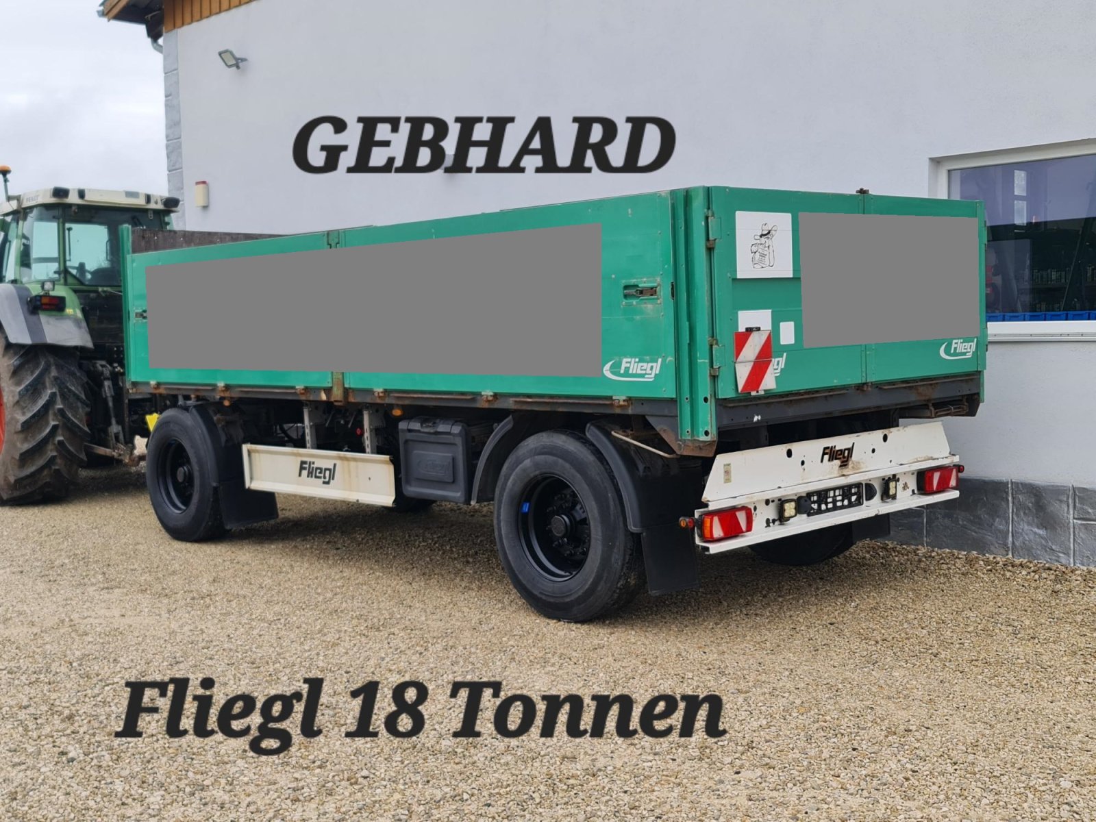 Anhänger του τύπου Fliegl ZPS 180 Baustoffanhänger 18 Tonnen Lkw-Anhänger, Gebrauchtmaschine σε Großschönbrunn (Φωτογραφία 2)