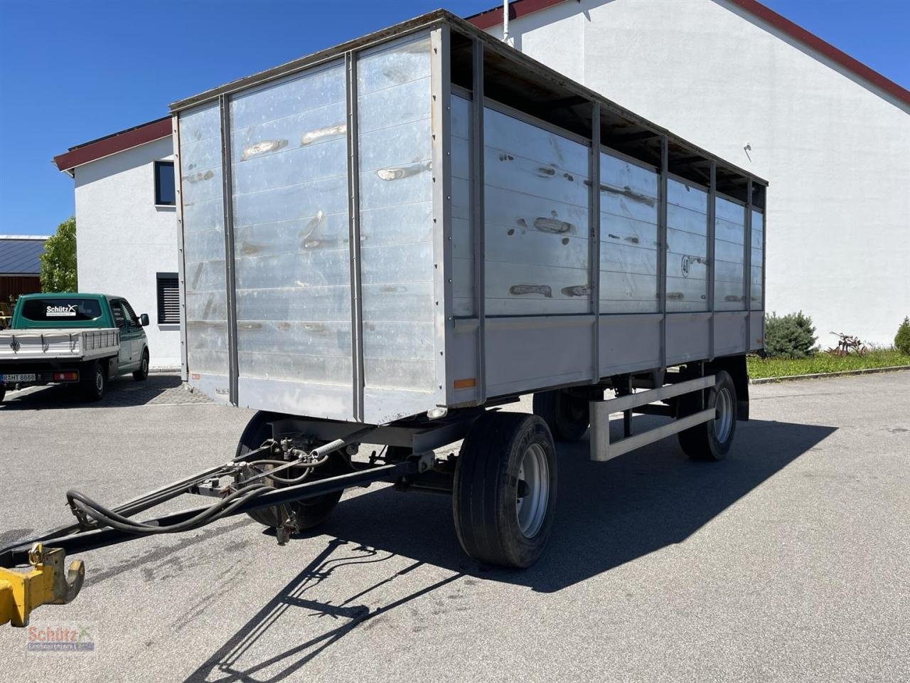 Anhänger tipa Fortschritt Viehtransportwagen, Viehanhänger, Tiertransport, Gebrauchtmaschine u Schierling (Slika 2)