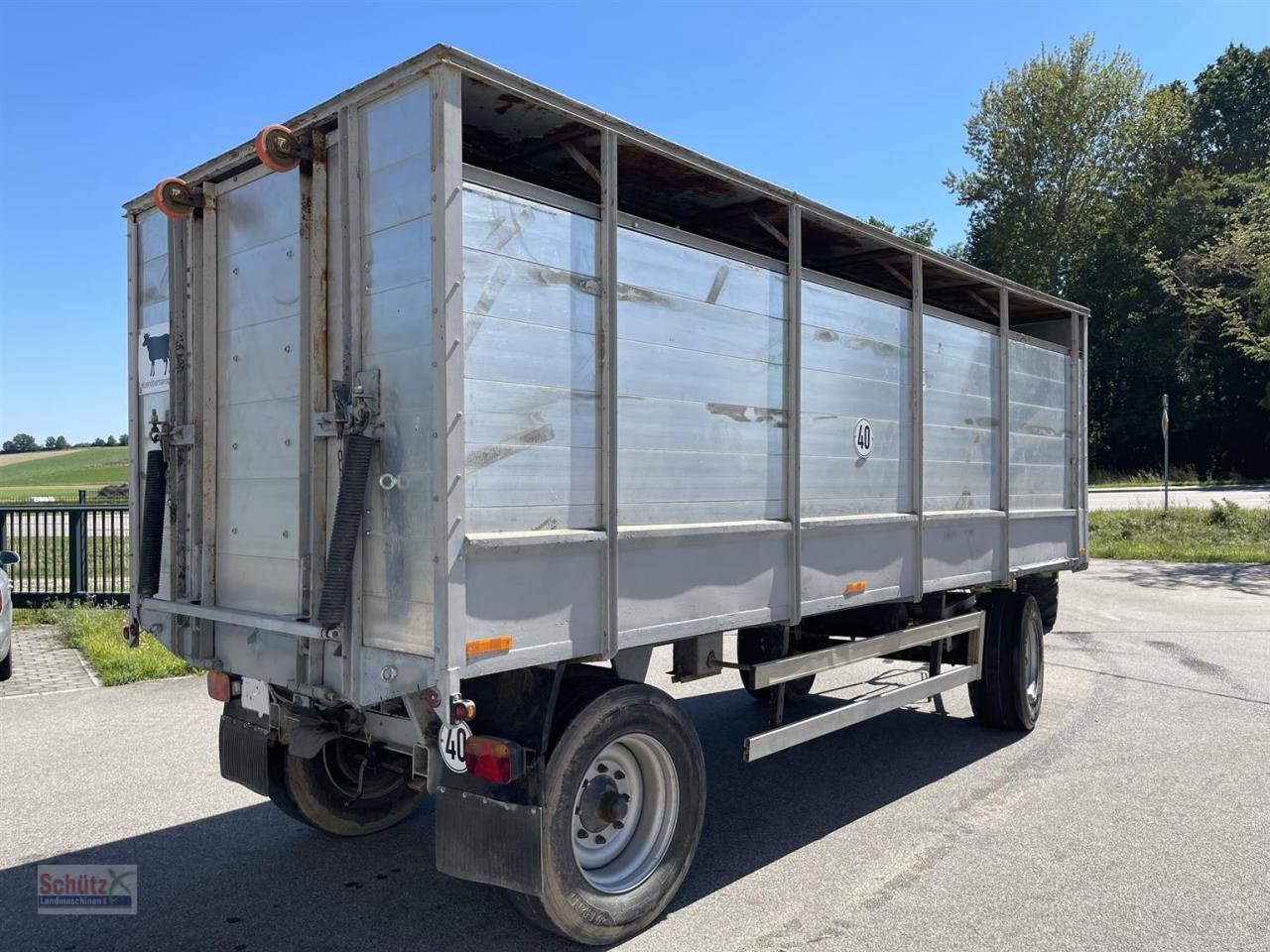 Anhänger del tipo Fortschritt Viehtransportwagen, Viehanhänger, Tiertransport, Gebrauchtmaschine In Schierling (Immagine 7)