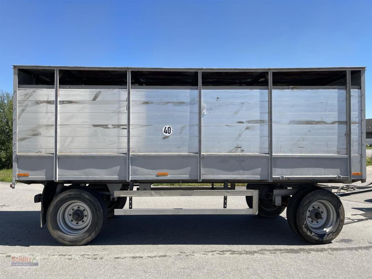 Anhänger типа Fortschritt Viehtransportwagen, Viehanhänger, Tiertransport, Gebrauchtmaschine в Schierling (Фотография 10)