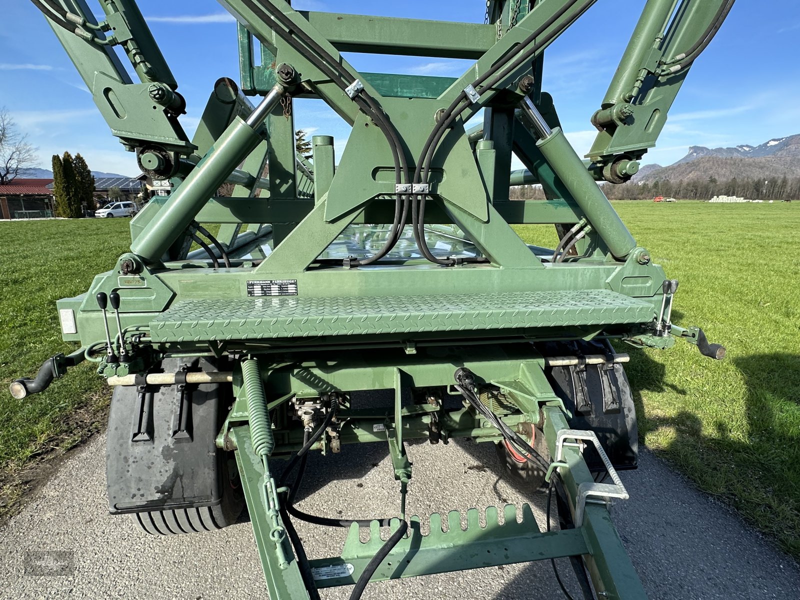 Anhänger typu Fuhrmann Ballenwagen Kartoffel Kistenwagen mit Ladungssicherung 32 to., Gebrauchtmaschine v Rankweil (Obrázok 15)