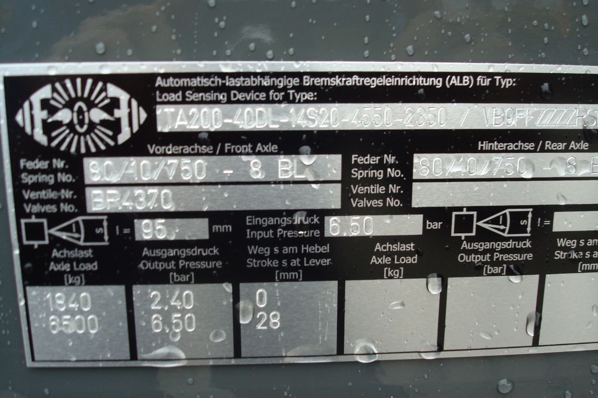 Anhänger del tipo Fuhrmann Tandem 3S Kipper 15 to, Neumaschine In Judenburg (Immagine 4)