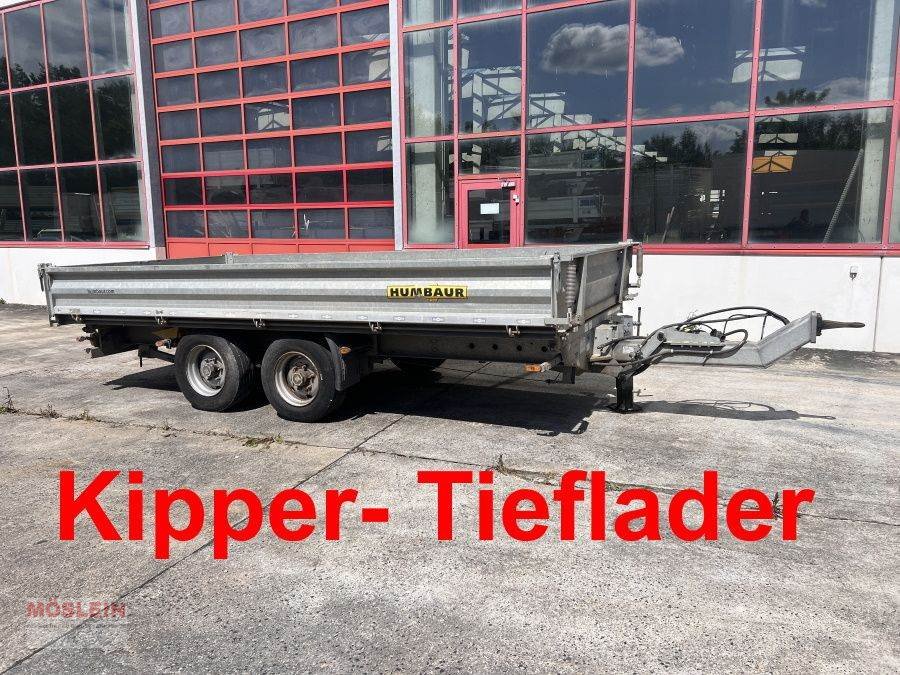 Anhänger des Typs Humbaur htk105024 Tandemkipper- Tieflader, Gebrauchtmaschine in Schwebheim (Bild 1)