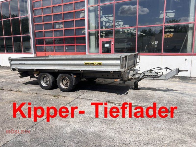 Anhänger del tipo Humbaur htk105024 Tandemkipper- Tieflader, Gebrauchtmaschine en Schwebheim (Imagen 1)