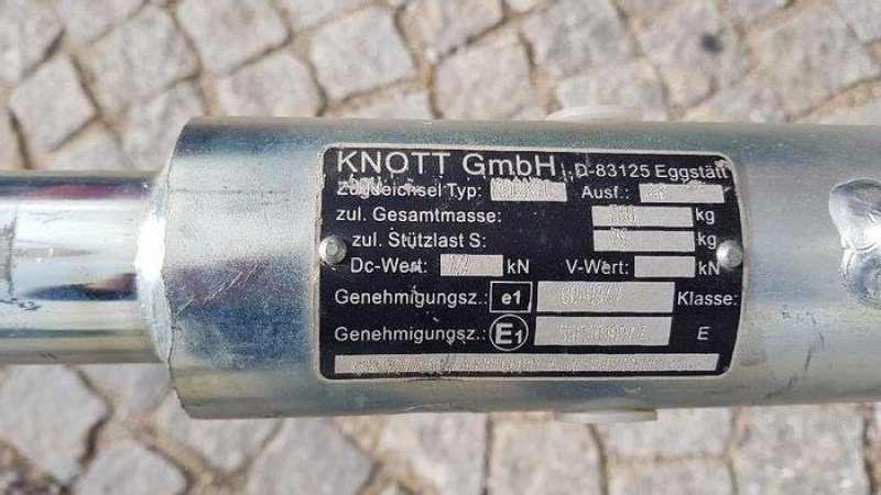 Anhänger Türe ait Knott NEU Autoanhänger Chassis, Gebrauchtmaschine içinde Brunn an der Wild (resim 7)