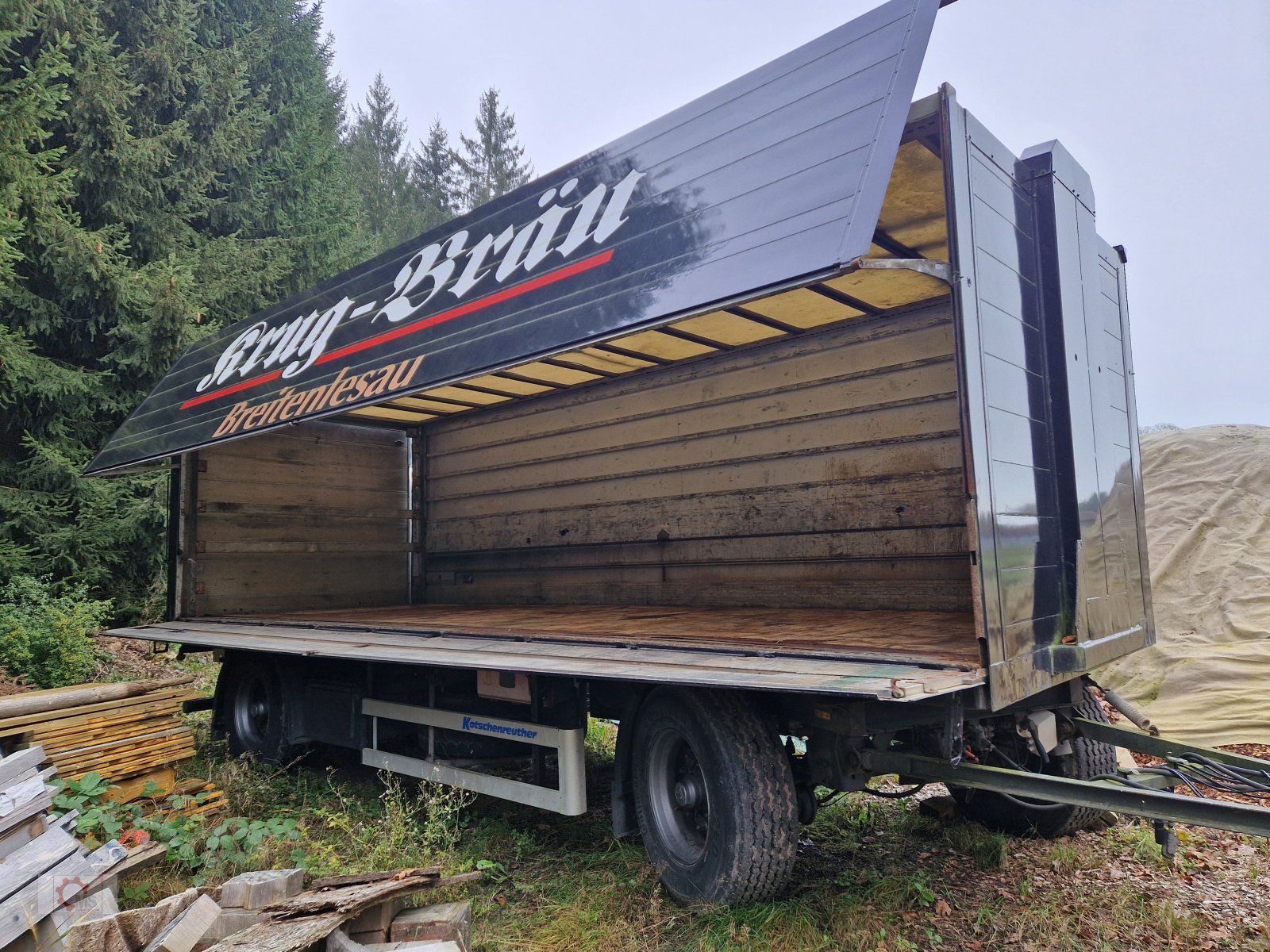 Anhänger typu Kotschenreuther 18to 2-Achs Schwenkwand Getränke Anhänger, Gebrauchtmaschine w Tiefenbach (Zdjęcie 13)