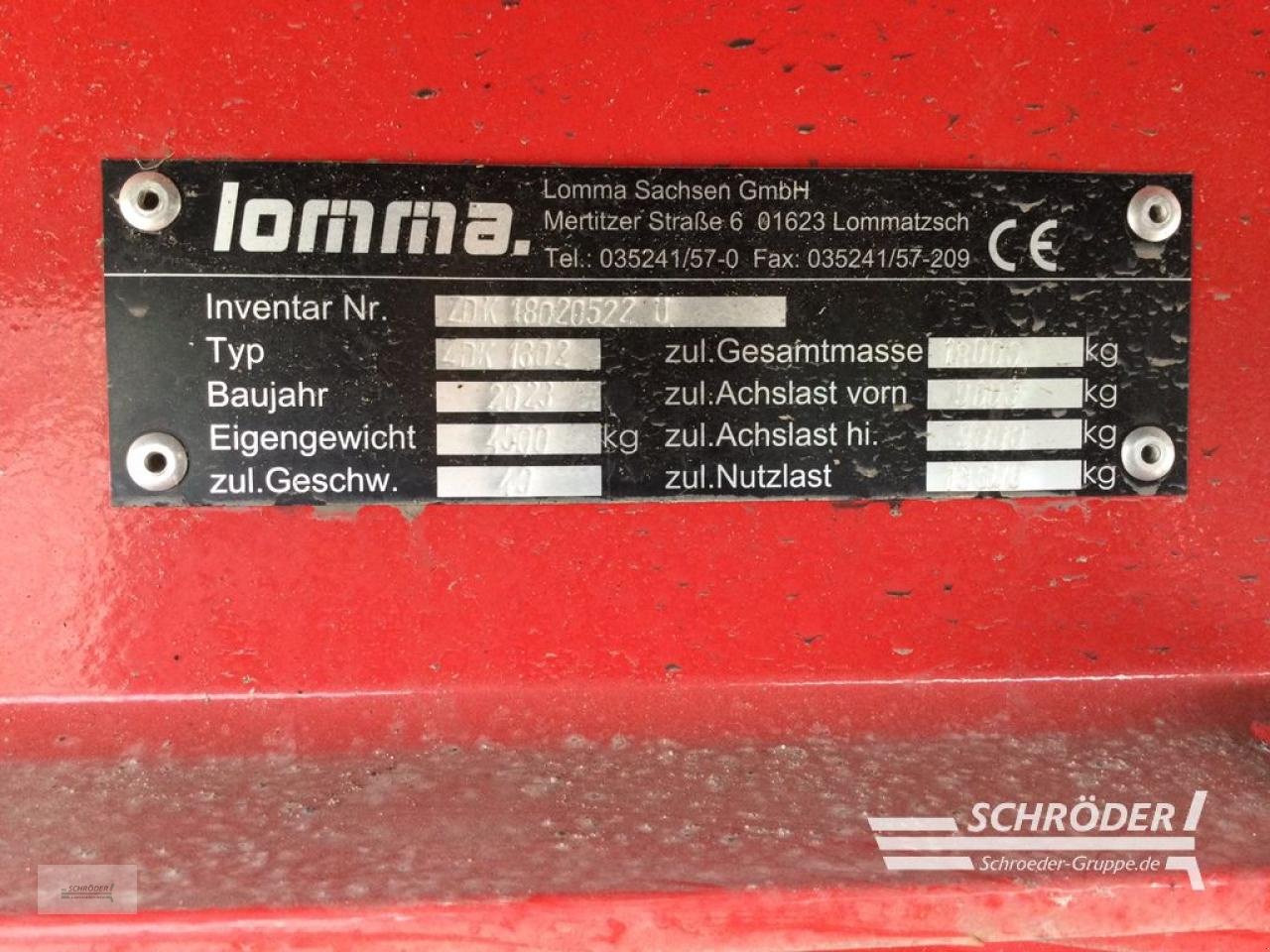 Anhänger tipa Lomma ZDK 1802, Gebrauchtmaschine u Holdorf (Slika 13)