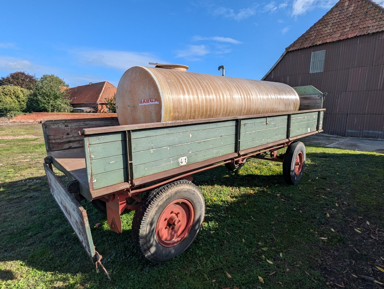 Anhänger of the type Mensing 8T Plattformwagen, Gebrauchtmaschine in Springe (Picture 2)