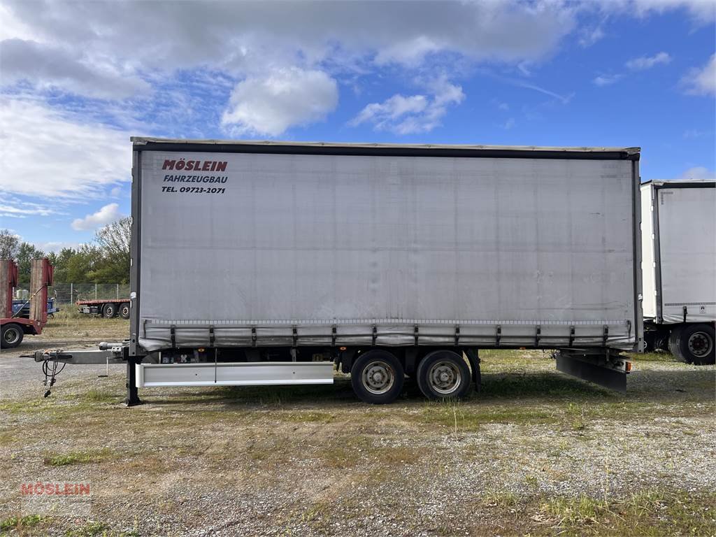 Anhänger van het type Möslein TPF 11-D Schwebheim Tandem- Planenanhänger Durchl, Gebrauchtmaschine in Schwebheim (Foto 1)